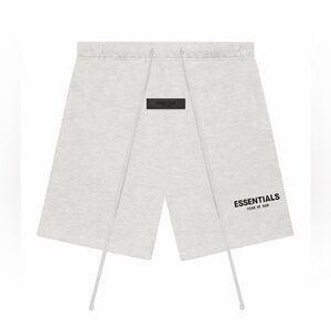 Fear of God Essentials Light Heather Gray Shorts